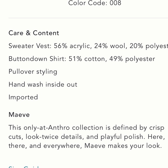 Maeve Twofer Embellished Sweater Vest Top XXS - Picture 13 of 13